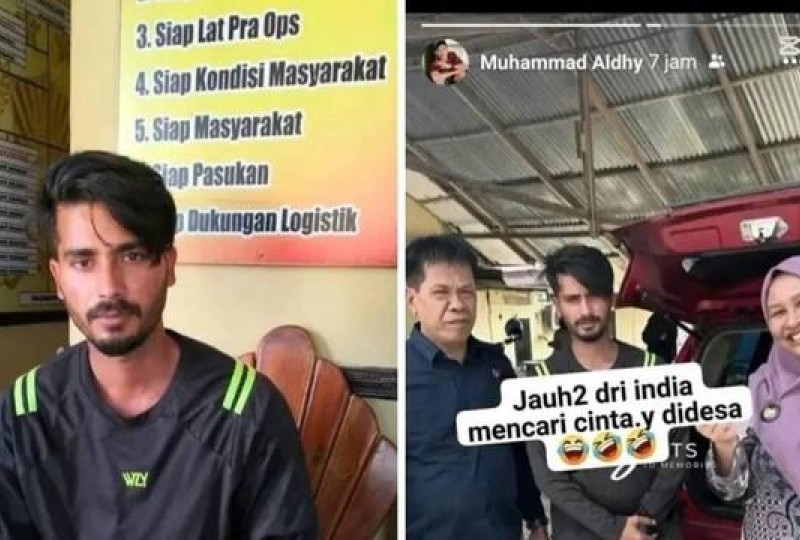 Viral TikTok Video! Asib Ali Bhore dari India lamar Syarifah Khairunnisa Gadis Desa Watanrumpia, Kecamatan Majauleng, Kabupaten Wajo, Sulawesi Selatan