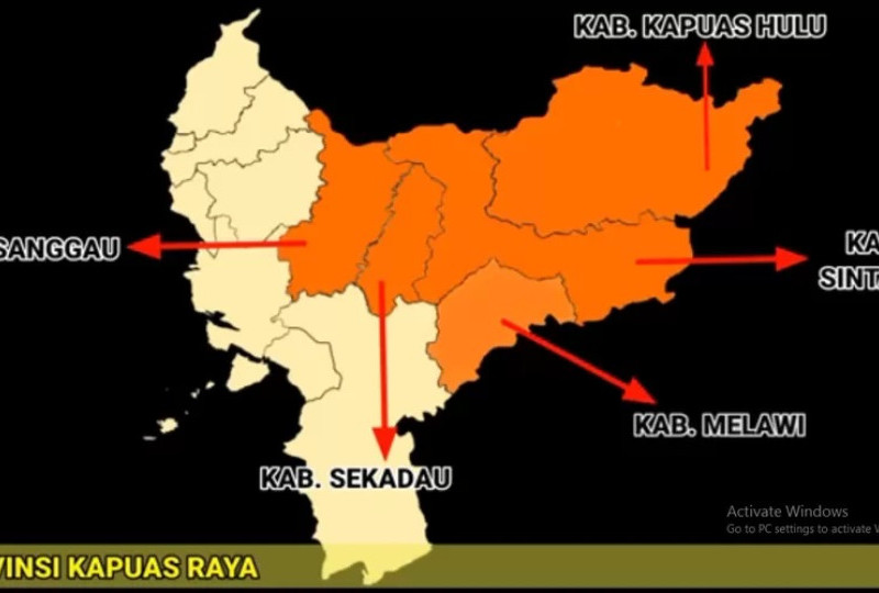 Kabupaten Sanggau, Sintang, Kapuas Hulu, Sekadau dan Malawi dukung Pembentukan Provinsi Kapuas Raya Lepas dari Kalimantan Barat
