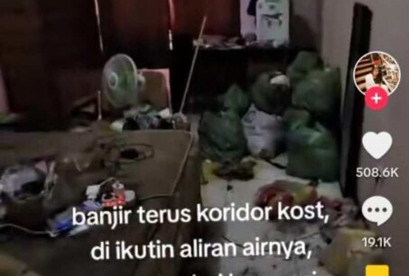 Video Viral Kos Cewek yang Hoarding Disorder, berantakan dan penuh tumpukan sampah