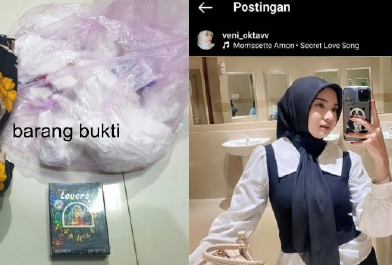 Akun Tiktok dan Instagram Veni Oktaviana Sari, Mahasisiwi Prodi PGMI UIN Raden Intan Lampung