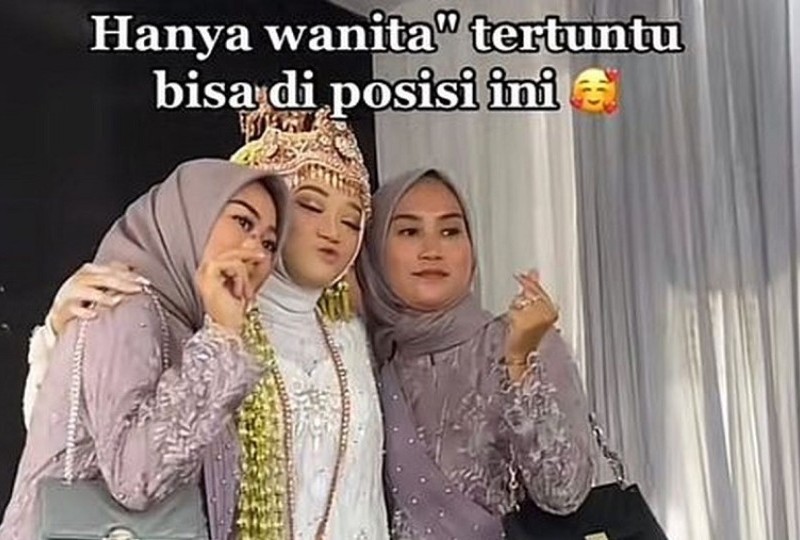 Foto pra nikah poligami Alqia Zahra didamping dua istri tua, video viral di tiktok