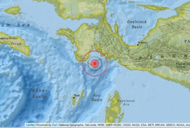 Gempa Tektonik M 5.0 Guncang Laut Banda, Maluku, Pada Hari Rabu, 11 Oktober 2023