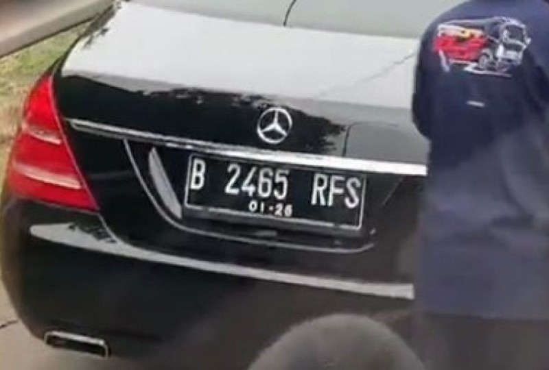 Aksi koboi jalanan di jalan tol, apa itu kode plat mobil rfs artinya adalah dan siapa dia