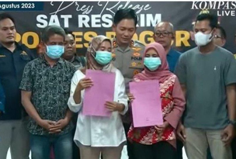 Pengumuman Hasil Tes DNA Bayi Tertukar di Bogor, kronologi sang ibu berpelukan