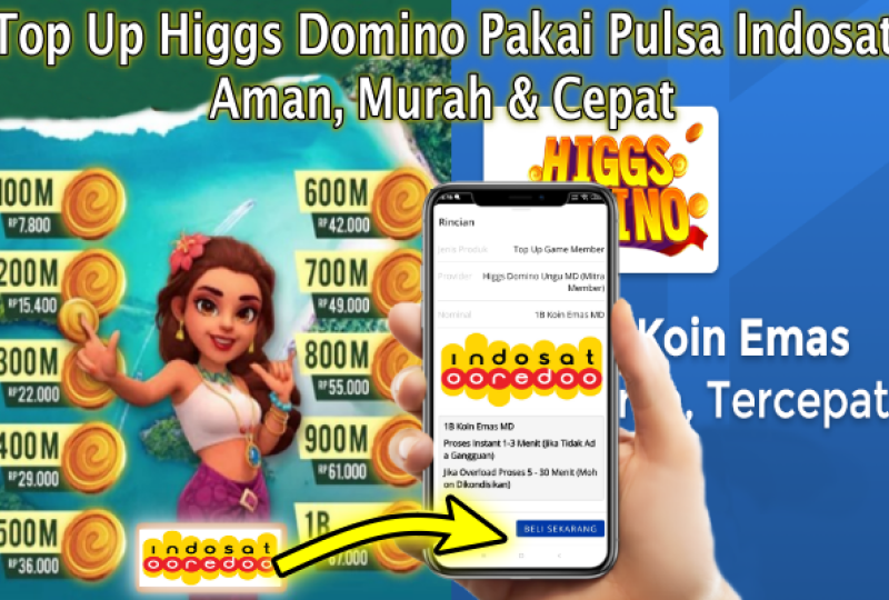 Mau Top Up Higgs Domino Murah? Cek Cara Termurah Pakai Pulsa!