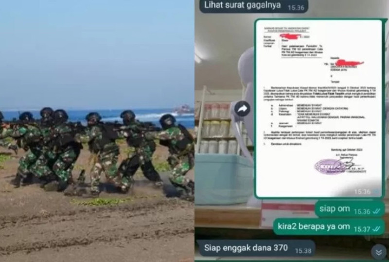 Percakapan Kontroversial: Oknum TNI, Ratusan Juta, dan Rekrutmen Casis