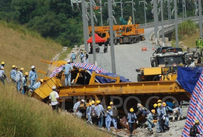 Dua Pekerja asal cina Chang Shin Shang dan Yung, korban Kecelakaan Kereta Cepat Jakarta-Bandung
