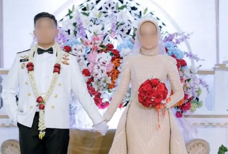 Momen Foto Pernikahan Dokter Karina Dinda Lestari dan Perwira Polisi Iptu Alvian Hidayat Sebelum Skandal Selingkuh Terungkap