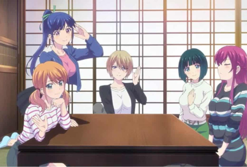 Nonton Anime The Cafe Terrace And Its Goddesses sub indo Episode 3 4 5 6 7 8 9 10 11 12, Hayato, mewarisi kafe Familia, pantau di anoboy kuramanime atau samehadaku
