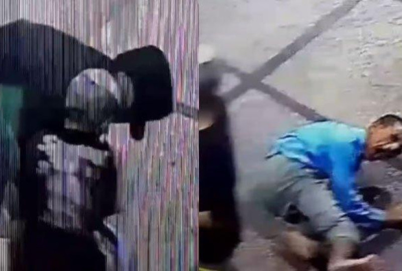 Terekam CCTV jadi Video Viral di Twitter dan Instagram: Penyandang Disabilitas di Siantar Jadi Korban Penganiayaan dan Pemerasan